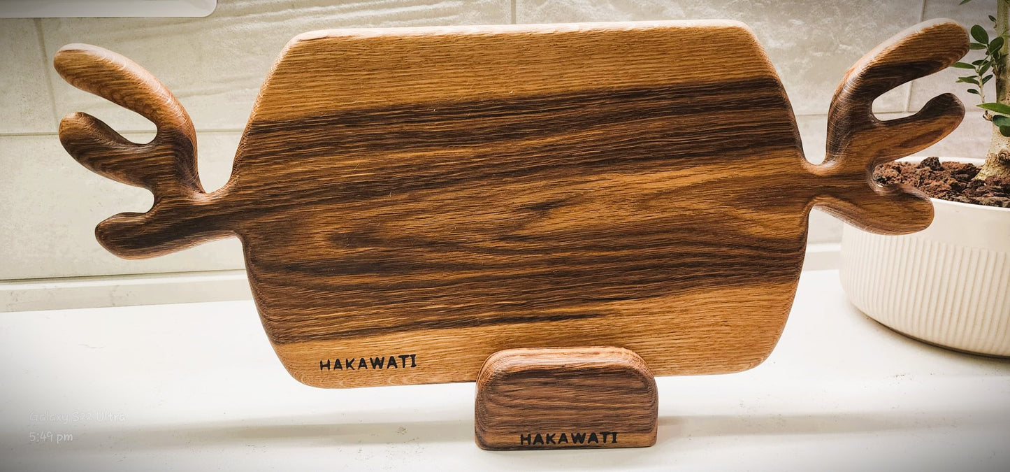 Oak wood serving board