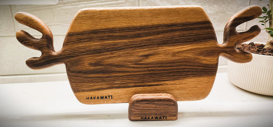 Oak wood serving board